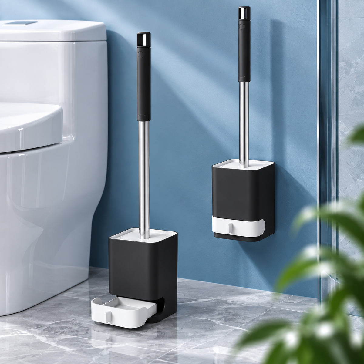 Drain Base Toilet Cleaning Brush