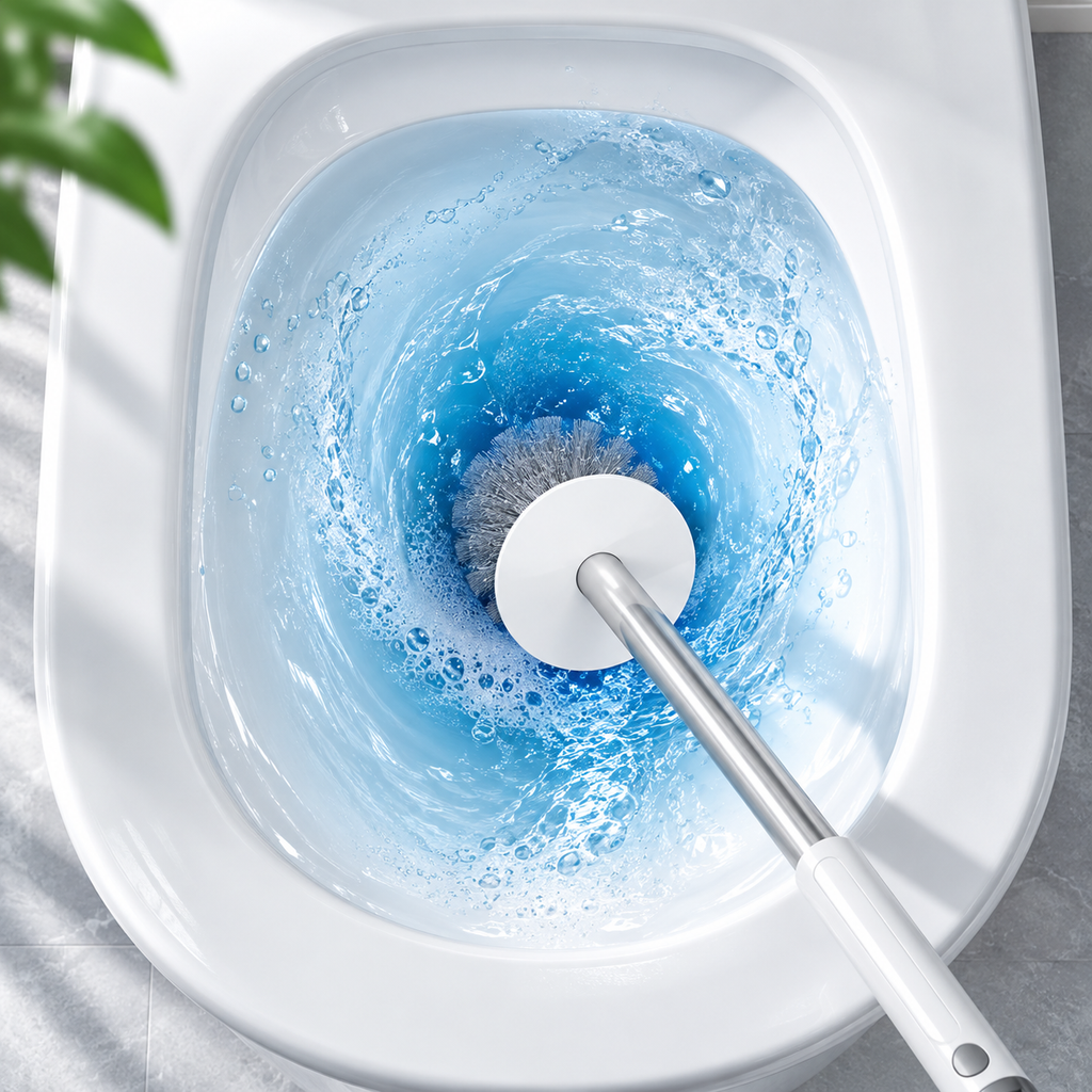 Drain Base Toilet Cleaning Brush