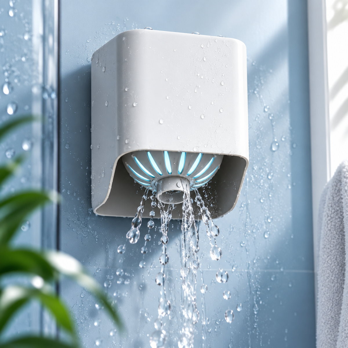 Wall-Mounted Bristle Toilet Brush